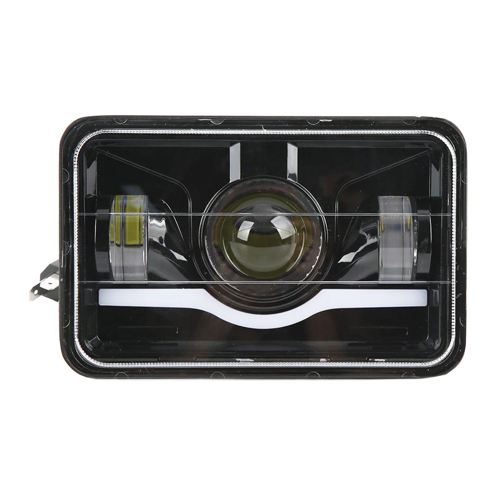 45W Truck Front Square LED Headlight with High Low Beam DRL Replacement for Cherokee Latitude Sport Utility 4 Door