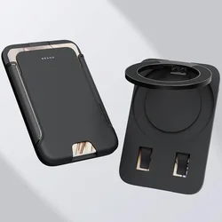 Upgraded Magnetic Card Holder Phone Wallet, Compatible with MagSafe Wallet for iPhone 16 15 14 13 12 Max Plus Pro,