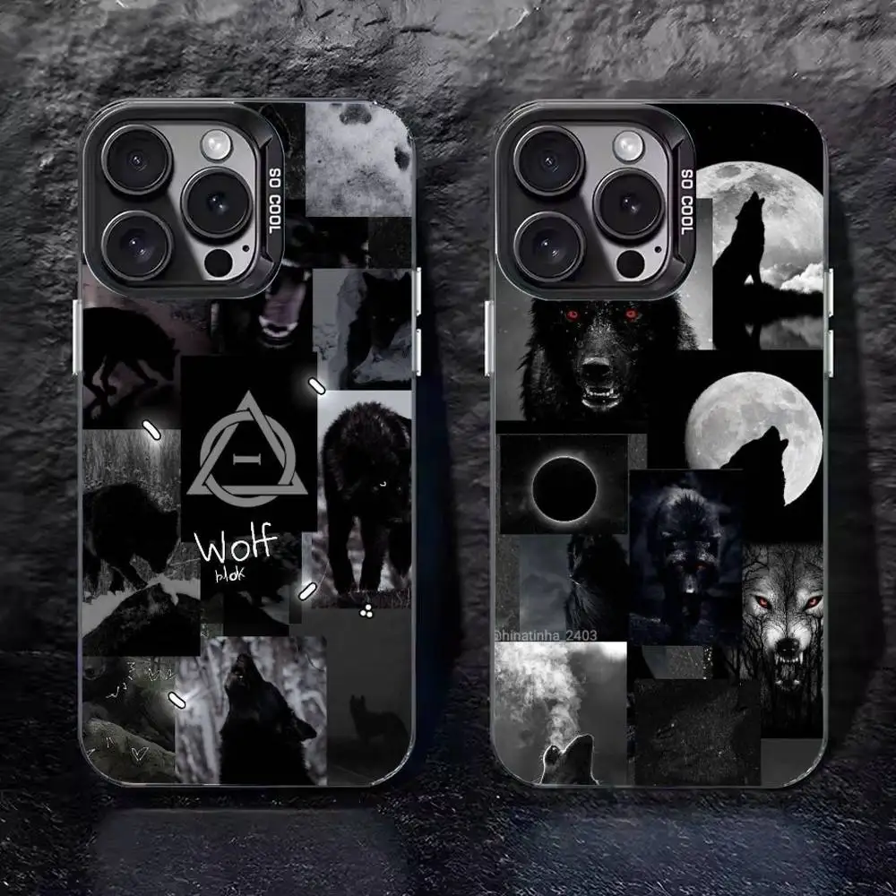 

The Wolf Phone Case For iPhone 17 16 15 14 13 12 11 Pro Max XS Max 7 8 Plus Shockproof Silicone Matte Cover