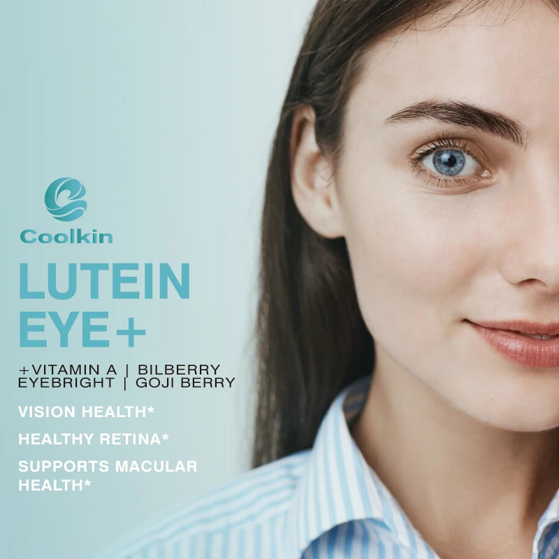 Lutein Supplement - Vitamin A + Bilberry Eyebright + GO JI Wolfberry To Relieve Eye Fatigue and Dryness
