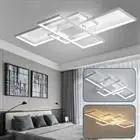 LED Ceiling Light Chandelier Square Flush Mount Lamp Fixture Bedroom Home