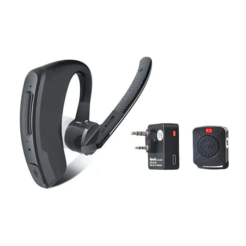 

Baofeng Walkie Talkie Blue tooth ptt Headset Earpiece For KENWOOD microphone headset Adapter BF UV-5R UV-82 Earphone