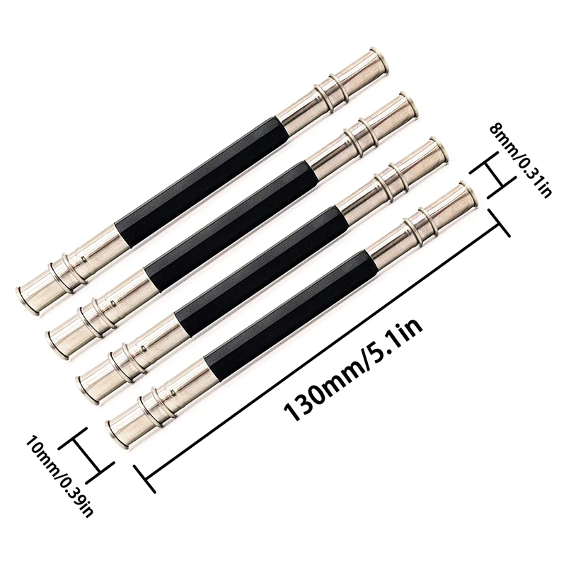 12Pcs Adjustable Dual Head Pencil Extender Holder Pencil Lengthener Length Extender Holder For School Office Supplies