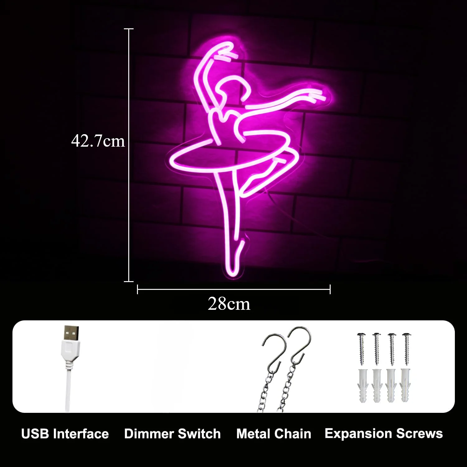 เครื่องตกแต่งฝาผนังไฟนีออน LED หรี่แสงได้ปากการูปหัวใจแบบ USB สำหรับตกแต่งห้องงานปาร์ตี้วันเกิดของขวัญแฮนด์เมดผับห้องเต้นรำ
