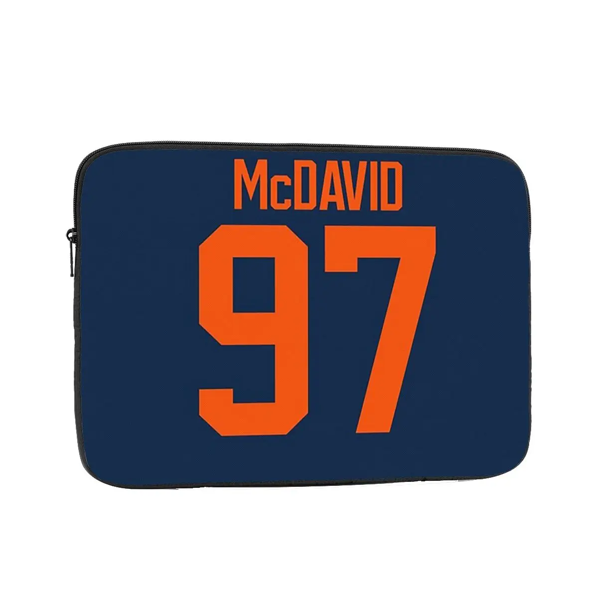 Edmonton Oilers Connor McDavid Alternate Jersey Back  10 12 13 15 17 Inch Notebook Sleeve Cover Bag Tablet Shockproof Case Bag