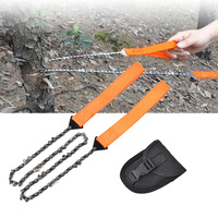 Portable Survival Chain Saw Chainsaws Emergency Camping Hiking Tool Pocket Hand Tool Pouch Outdoor Pocket Chain Saw