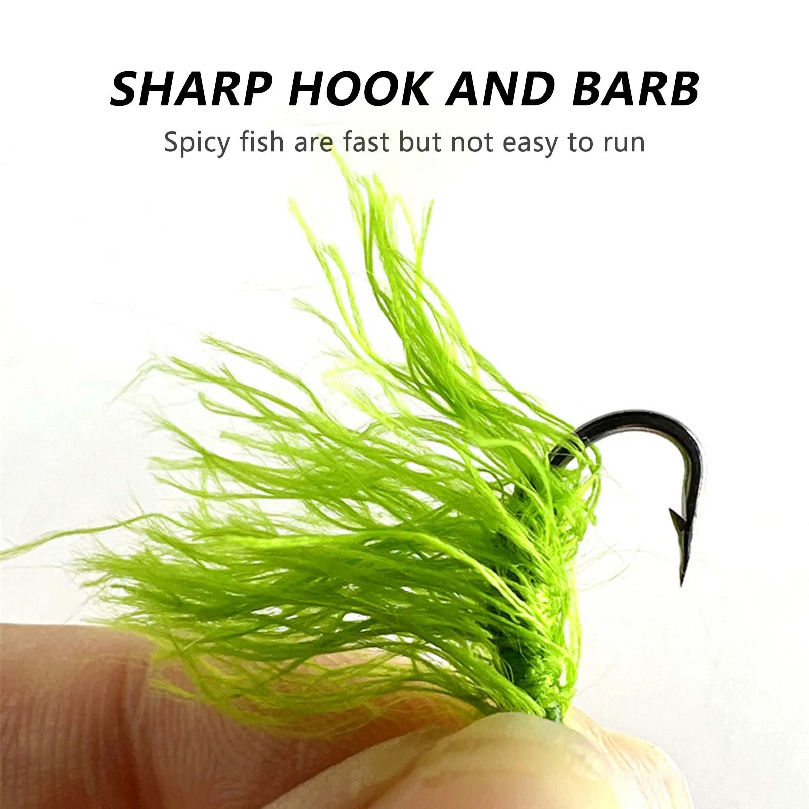 Artificial Fishing Lures Hook Convenient to Use Portable Fishing Lures Suitable for Pike Walleye Perch