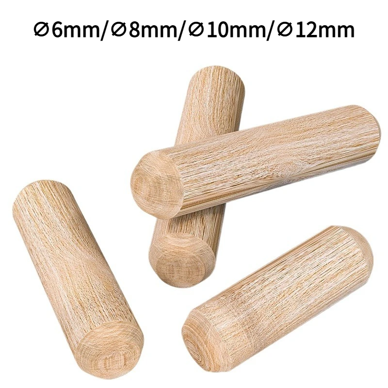 

Round wooden plug, solid wood dowel, expansion bolt, tenon rod, diagonal grain wooden nail, wedge, cabinet board connector