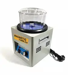 Model 185 Magnetic Tumbler Jewelry Polisher Mini Metal Finisher Finishing Machine AC 110V/220V Gold Precision Parts Polisher