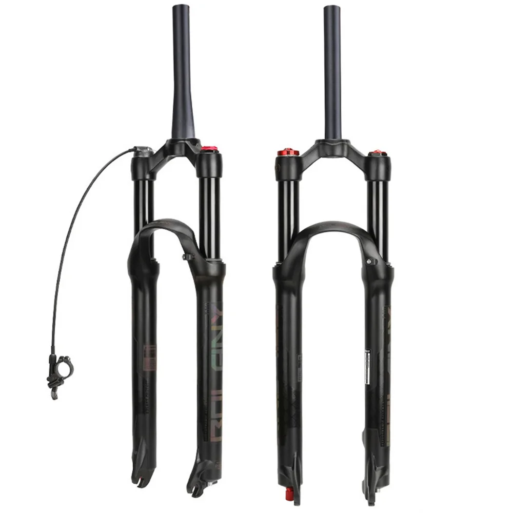 

Bolany XCM Bike Front Fork Mountain Bike Fork MTB Suspension Bike Fork Pit 26 27 5 29 Inch Crown Spring Mount Wheel Preload