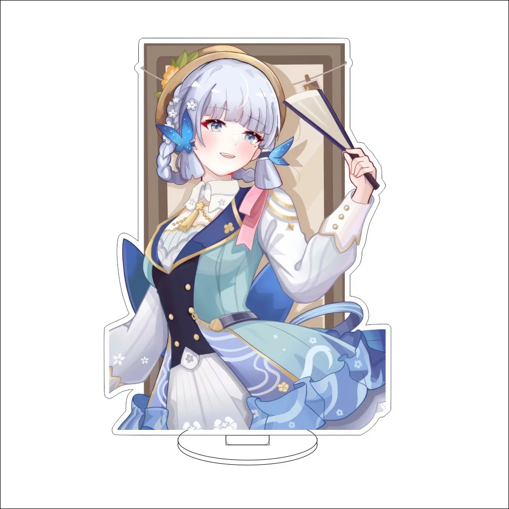 16CM Game Anime Genshin Impact‌ Kamisato Ayaka Cos Acrylic Figure Stand Chrismas Gifts Ornaments view 4