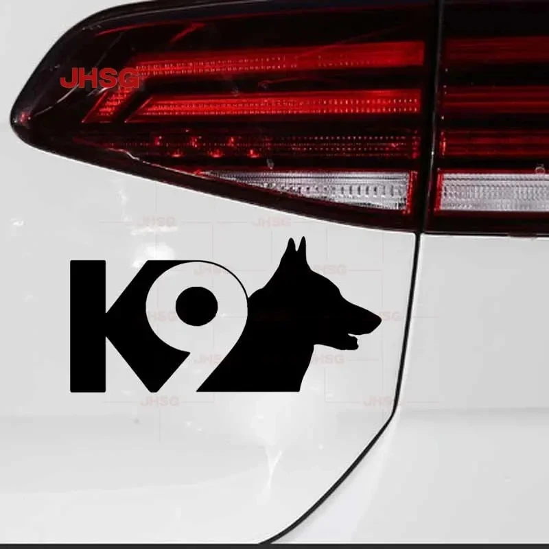 K9 Dog Car Styling Vinyl Decal Sticker and Decoration Tool Black white