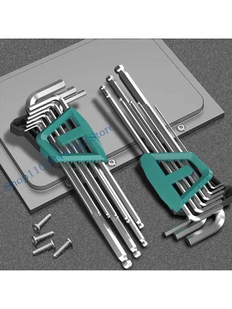 

A3PA 9PCS/SET HRENCH L Type Type Краткий шестигранный набор