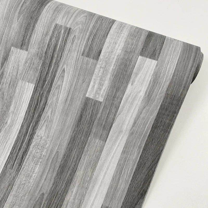 3D Retro Wood Grain Self-Adhesive Floor Sticker Thickened Design Waterproof And Wear-Resistant Suitable For Floor Decoration.