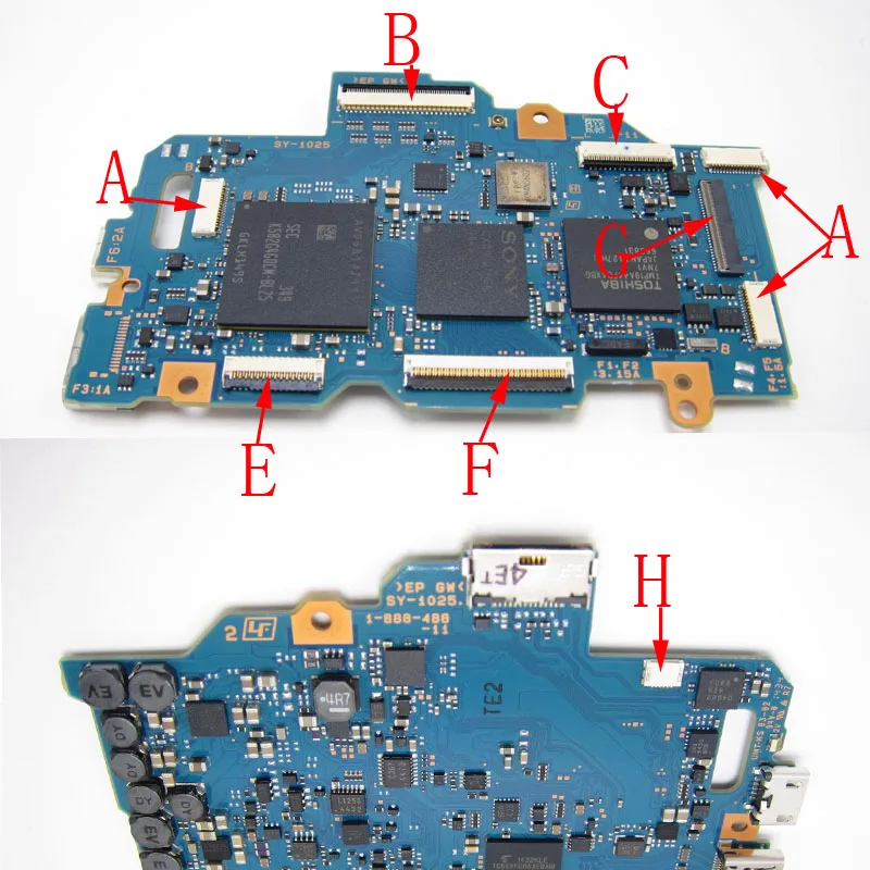 2-10Pcs LCD Display Screen Flex Cable Button Main Board Motherboard Microphone FPC Plug Connector For Sony Nex-5T Nex5T Camera