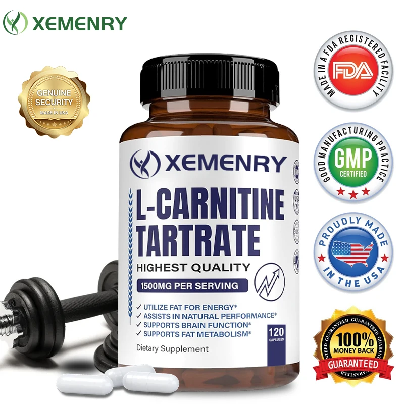 

L-Carnitine - Fat Burning, Memory Enhancement, Muscle Growth, Weight and Body Management, Non-GMO