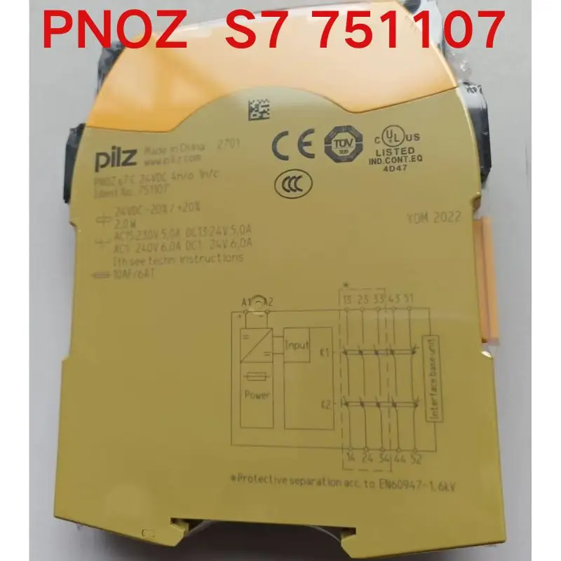 brand-new   Safety relay PNOZ  S7 751107