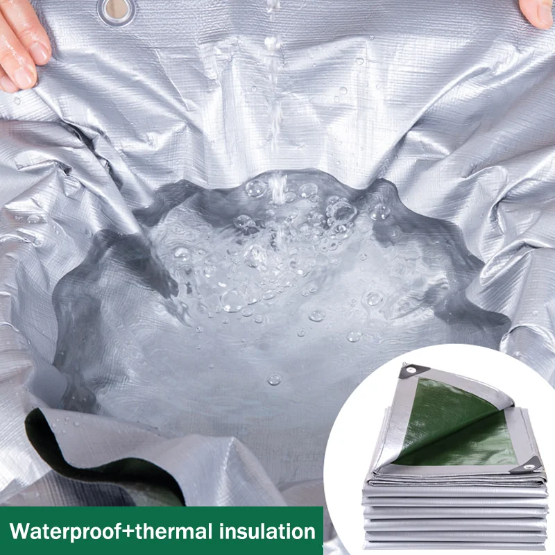 0.3mm Thick Outdoor Tarpaulin Garden Balcony PE Rainproof Cloth Door Window Clear Tarps Waterproof Tarpaulin