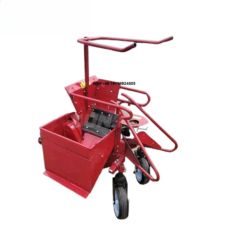 

Agricultural Small Handpushed Gear Drive Engine & Gear Multifunctional Single Row Straw Crushing Peeling Corn Harvester