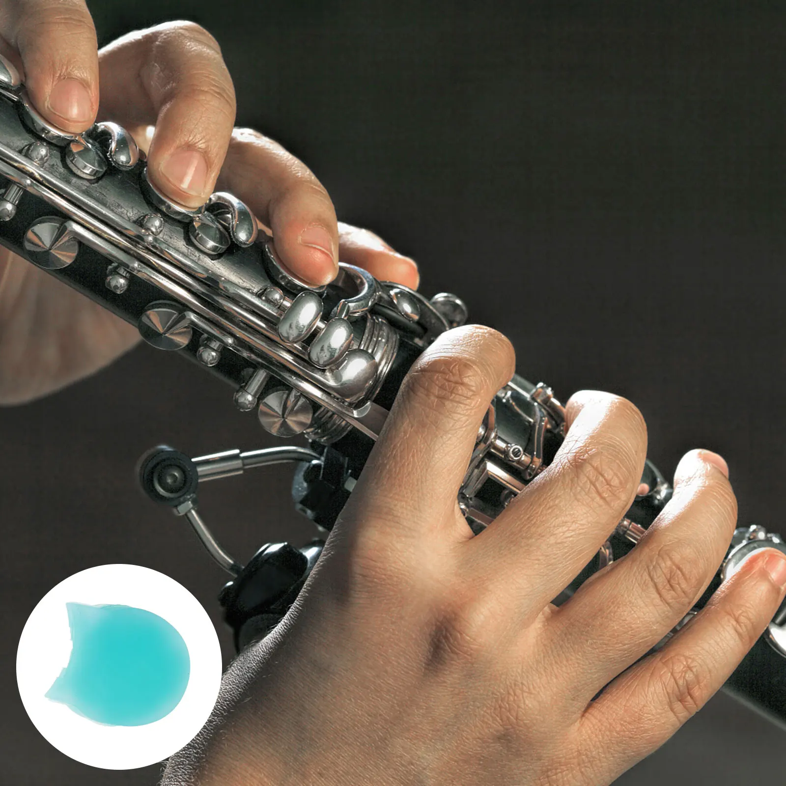 

Clarinet Thumb Cushion Silicone Finger Pad Comfortable Support Accessories Clarinet Thumb Rest Lightweight Supplies Parts