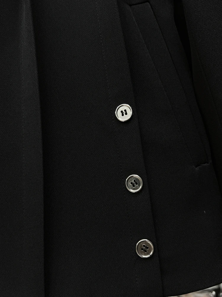 Men's 2025 Autumn Winter New Stylish Design Stand Collar Jackets Men's Fashion Short Style Jackets Button Decoration Chic Coats