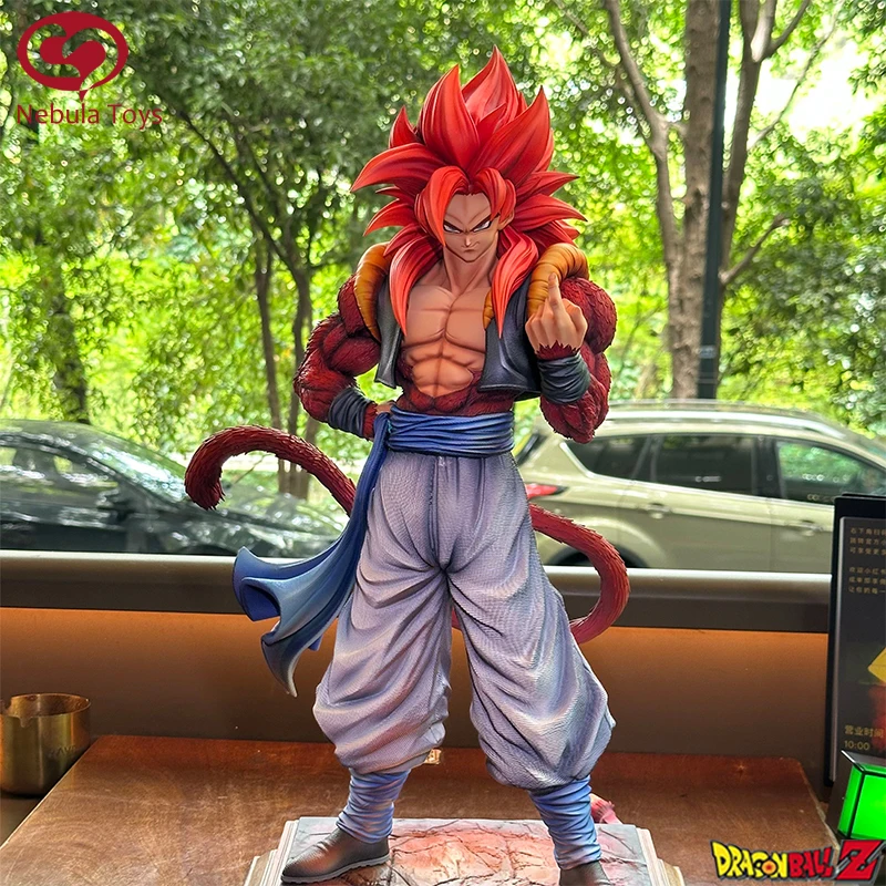 

Anime Dragon Ball Gogeta Figure Super Saiyan 4 Red Hair Gogeta Figurine 30cm Pvc Statue Model Collect Room Ornament Toys Gifts