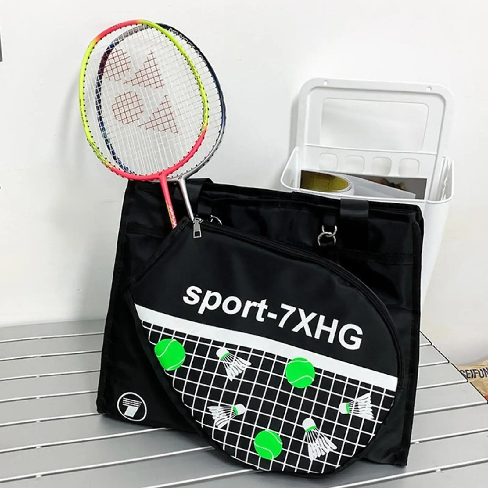 

Сумка для теннисной ракетки, многофункциональная, для занятий спортом на открытом воздухе, съемная, из ткани Оксфорд, сумка для переноски ракеток, сумка для бадминтона, теннисная сумка