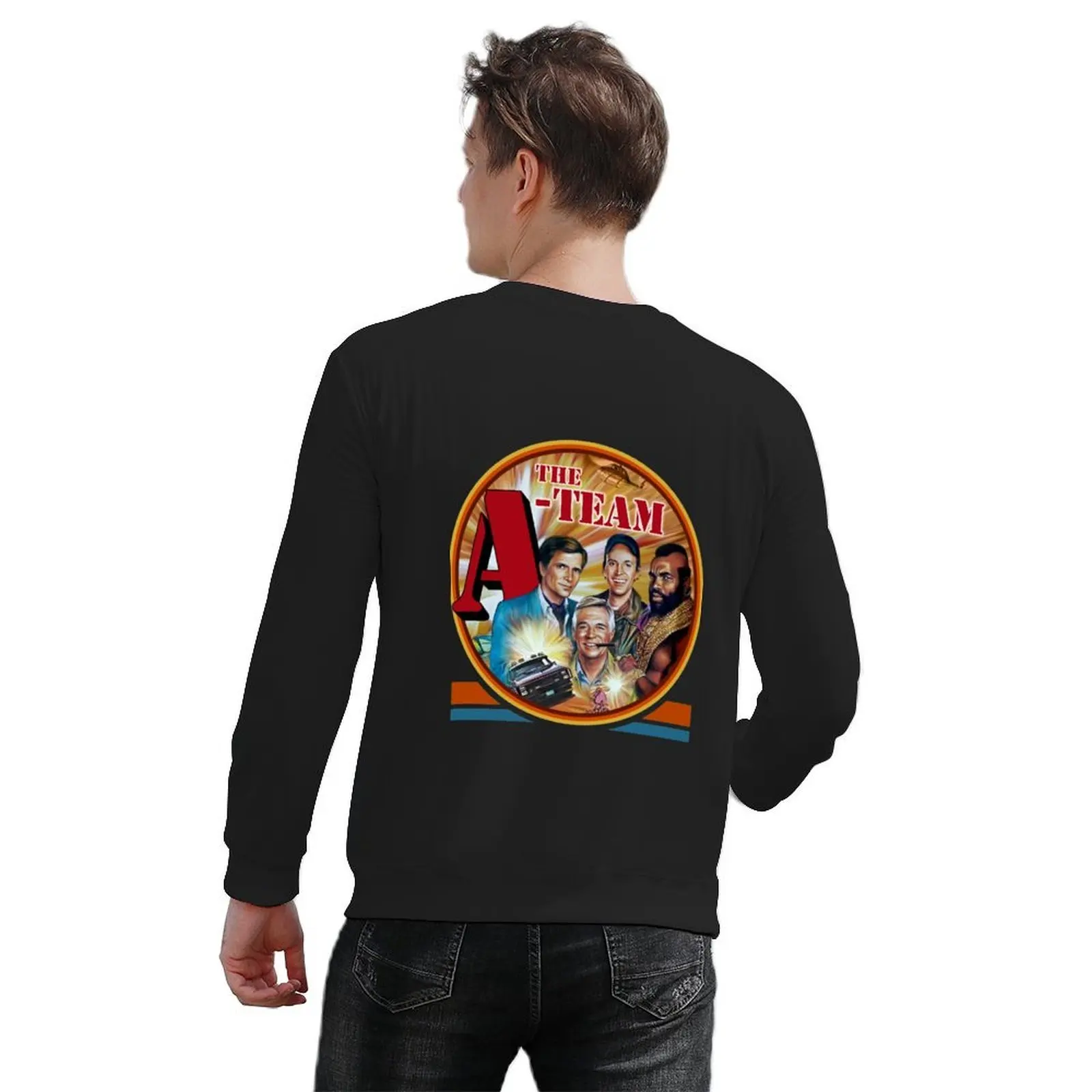 A Team The A Team Pullover pakaian pria pakaian untuk pria pakaian pria produk baru musim gugur kaus pria