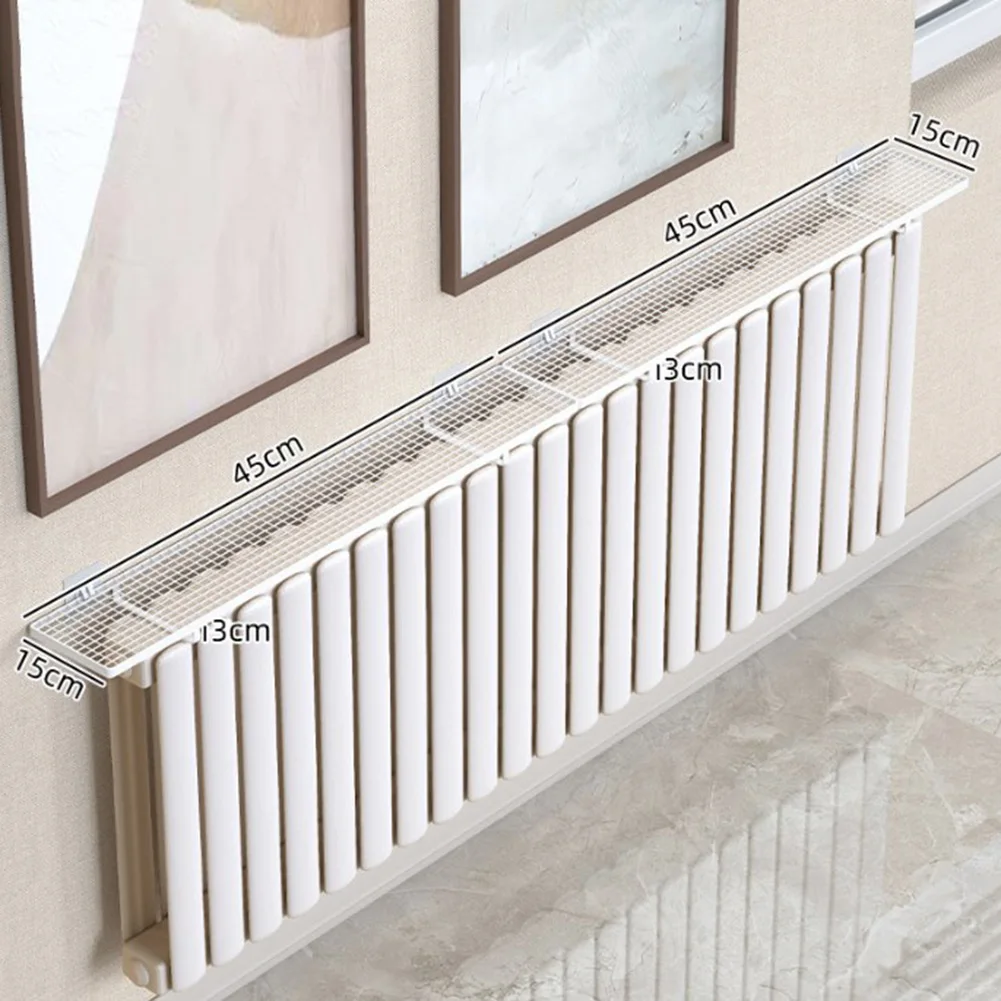 Space-Saving Hooks Radiator Top Shelf Combine Two Units Optimizes Airflow For Faster Drying Decorative Home Shelf