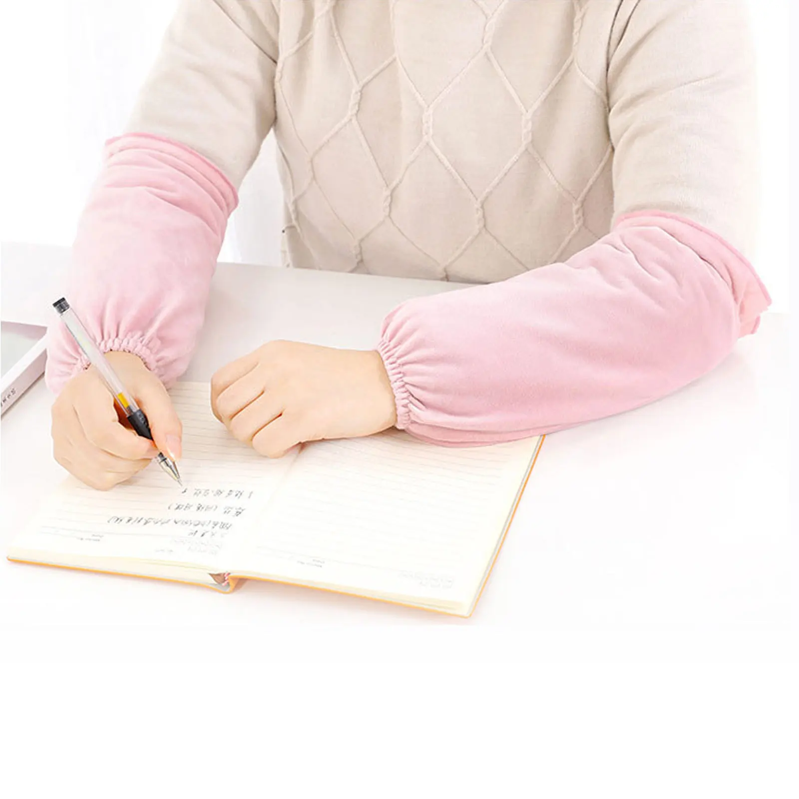 

Arm Protector Oversleeve 3 Pairs Women Warm Sleeve For Winter Driving Typing Waterproof Anti-Dirt Stretch Cuffs