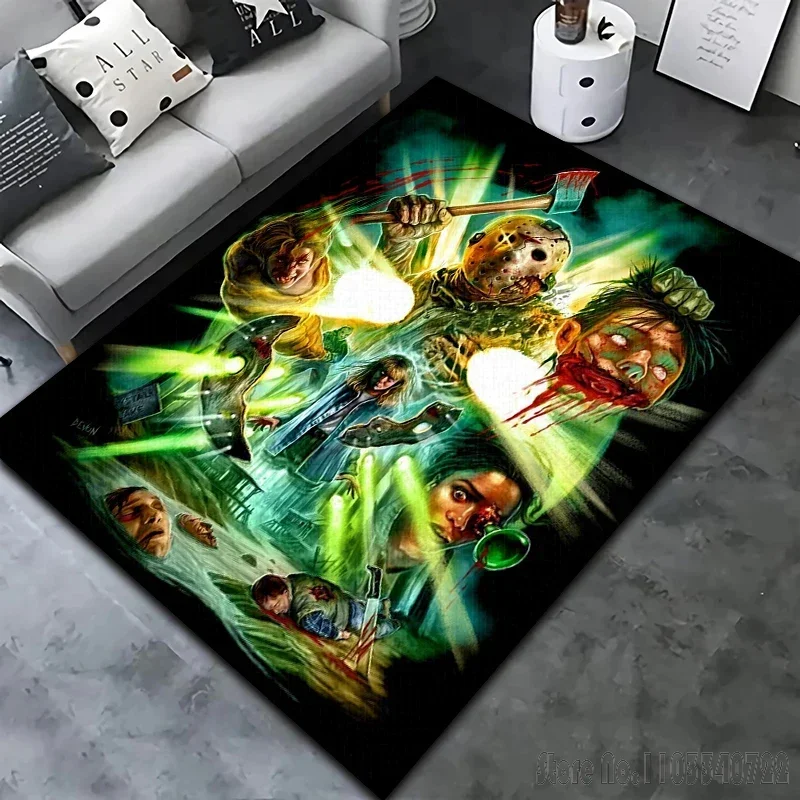 

Horror Hollywood printed Cartoon Rug Carpets 120x160cm Decor for Living Room Children's Bedroom Sofa Bathroom Kids Floor Mat