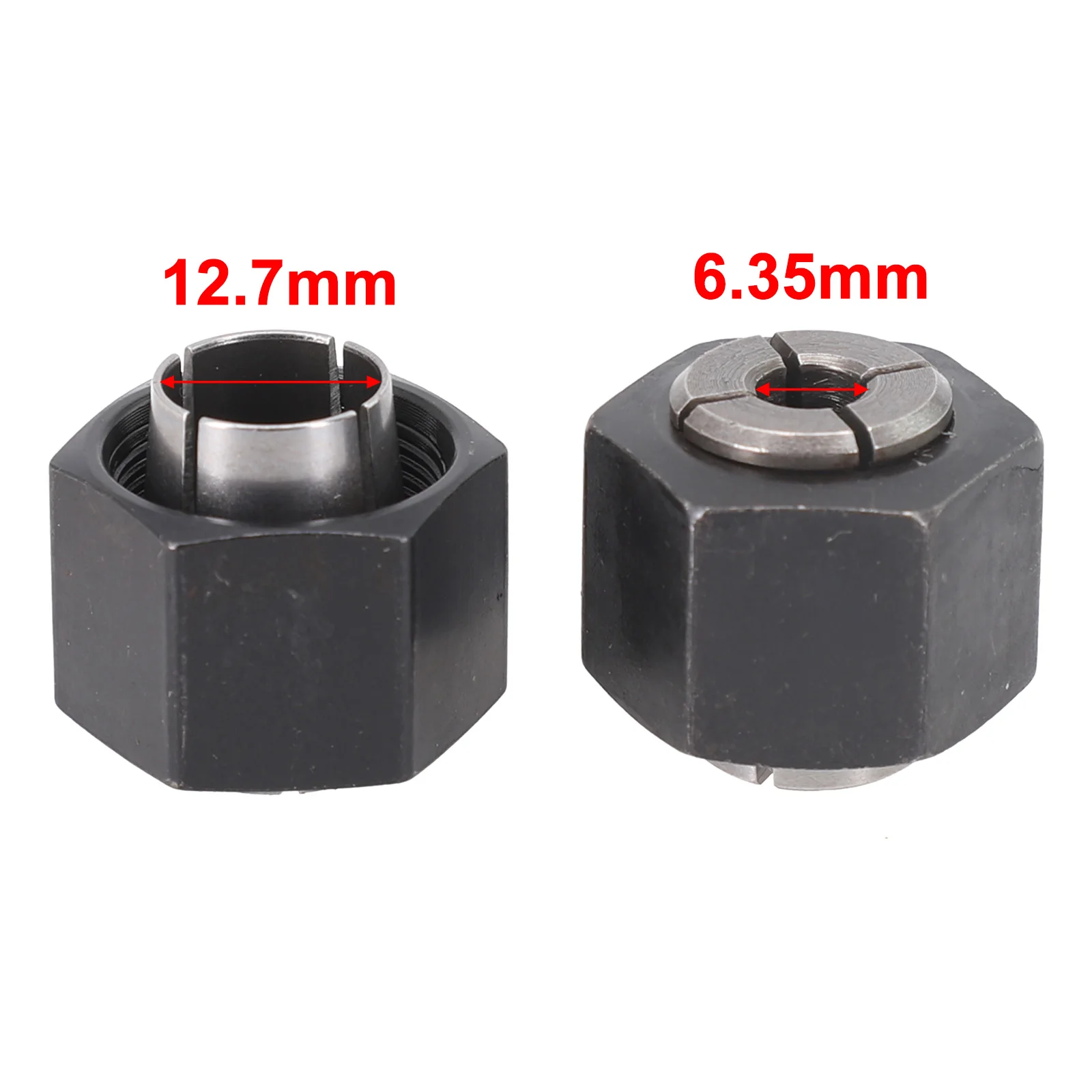 High Quality 2pcs Router Collet Fitment Made Of High Quality Package Content Product Name Monitor Brightness New