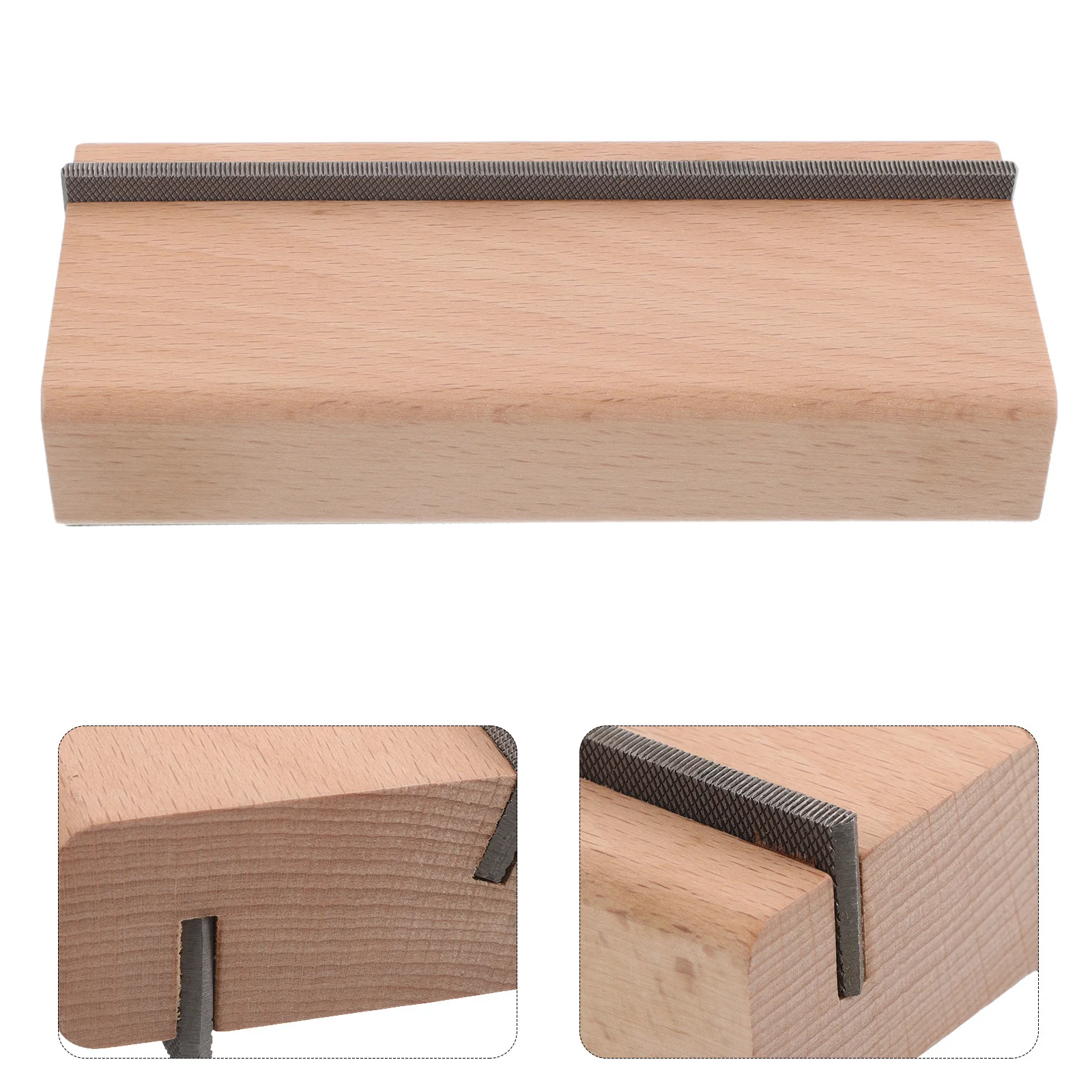 

Guitar Fret Dressing File Dual-Sided Precision File Natural Wood Handle for Bass Guitar Fret Repair and Maintenance Luthier