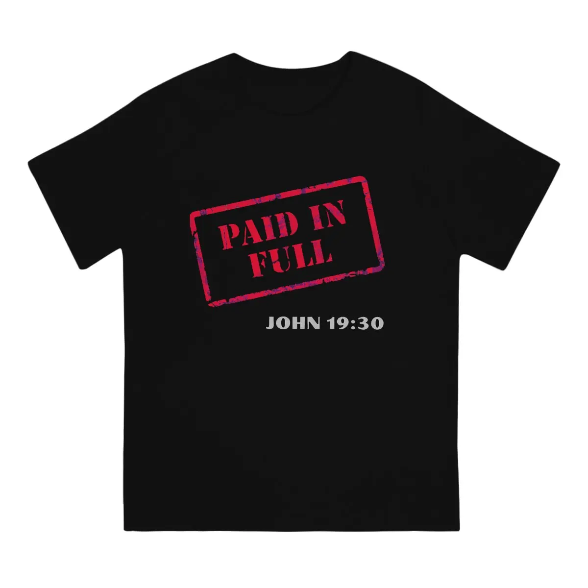 Retro Paid In Full Men's T Shirt Paid In Full Fun Tees Short Sleeve Crewneck T-Shirt 100% Cotton Classic Tops