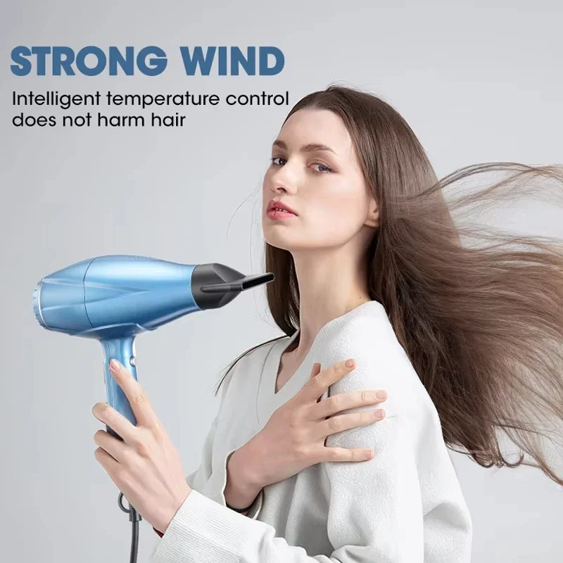 2200W high-power hairdressing hair dryer professional salon home hot and cold wind switching fast drying negative ion hair care