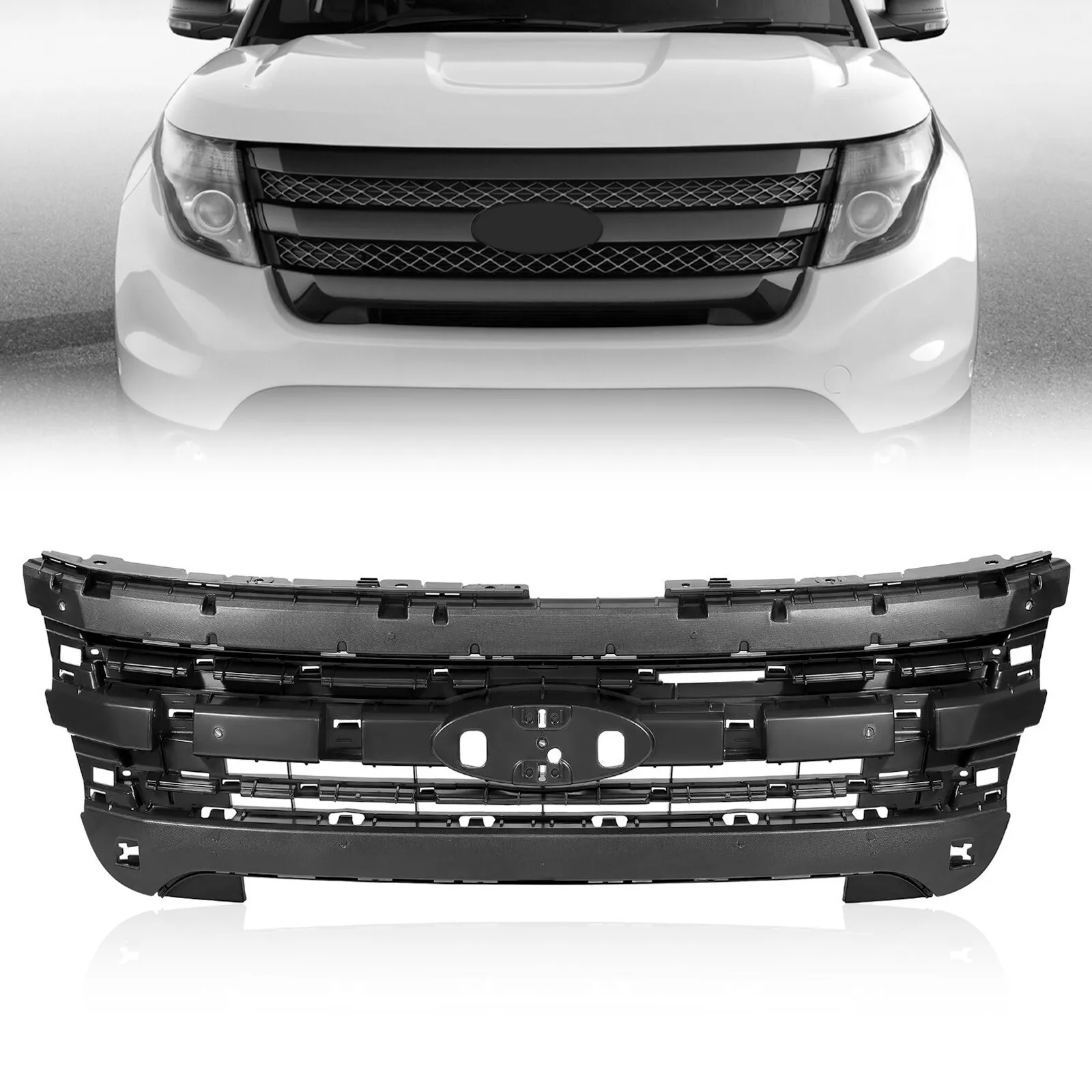 

Inner Grille For 2011-2015 Ford Explorer 2013-2014 Police Interceptor Utility