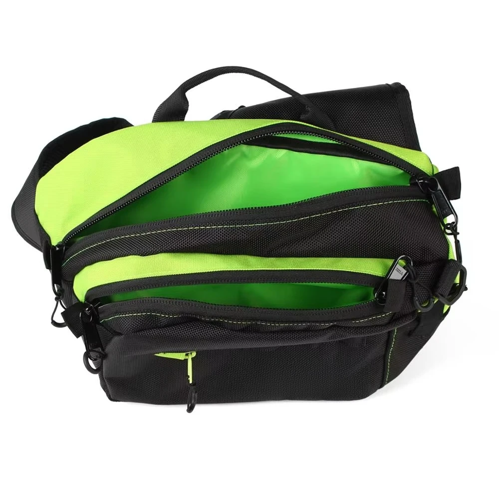 

Fishing Tackle Chest Bag Sling Fishing Bag Waterproof Large Capacity Ykk Zipper