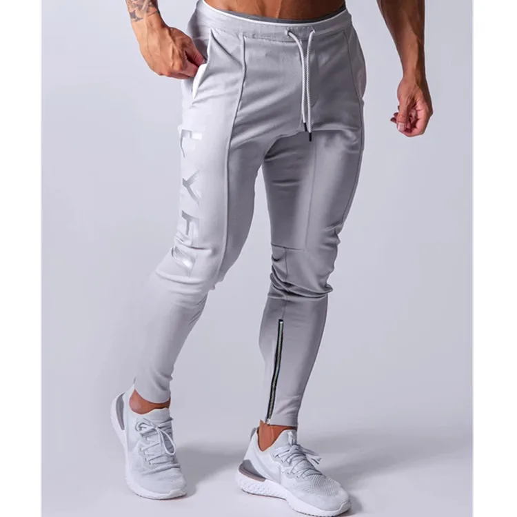 Men's Spor Slim Fit Training Pants Casual Sweatpants mid Waist Long Trousers Running Exercise Small Foot Pants