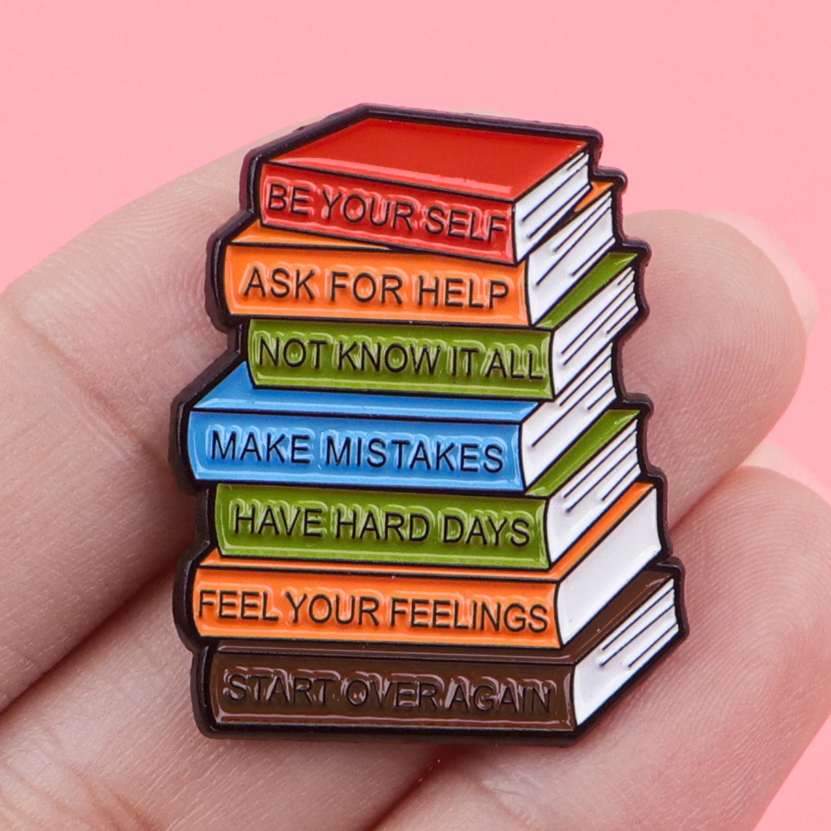 

Books Enamel Pins Book Enthusiasts Brooches Badge Lapel Pin For Backpack Clothes Accessories Fashion Jewelry Reader Gift