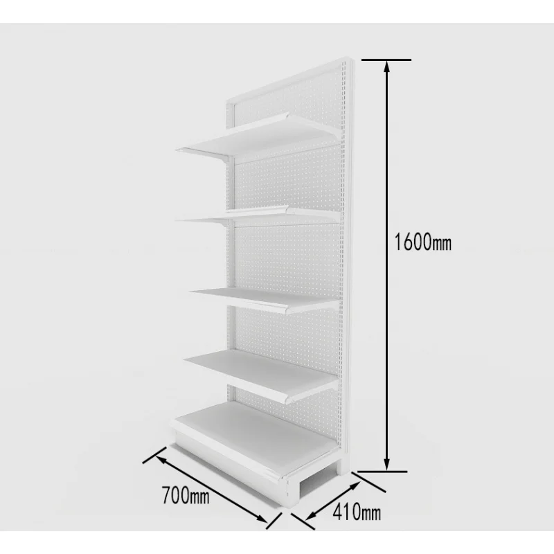 custom.Custom-Sized Colored Gondola Supermarket Shelving Single/Double-Sided Display Racks Pharmacy and Convenience Store Displa