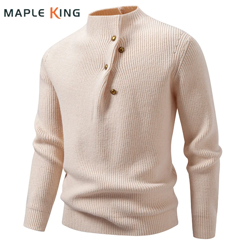

Sweatshirts Man Clothes Warm Pullover Sweaters Korean Fashion Metal Rivets Designer Mens Xmas Jersey Sweater Sueter Masculino