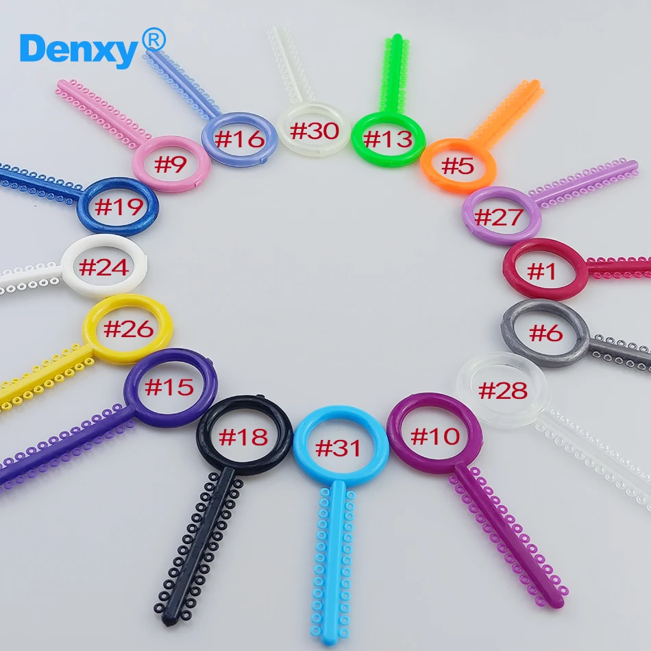 1 Bag Dental Orthodontic Elastic Ligatie Ties Elastomeric Ligature Ties Rubber Bands O Ring Teeth Braces Dentistry Materials