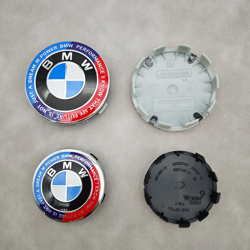 4pcs 56mm 68mm Car Styling Wheel Center Caps Emblem Hub Cover Badge For BMW F30 F10 E90 F20 E46 E60 E70 E39 E36 E87 X1 X2 X3