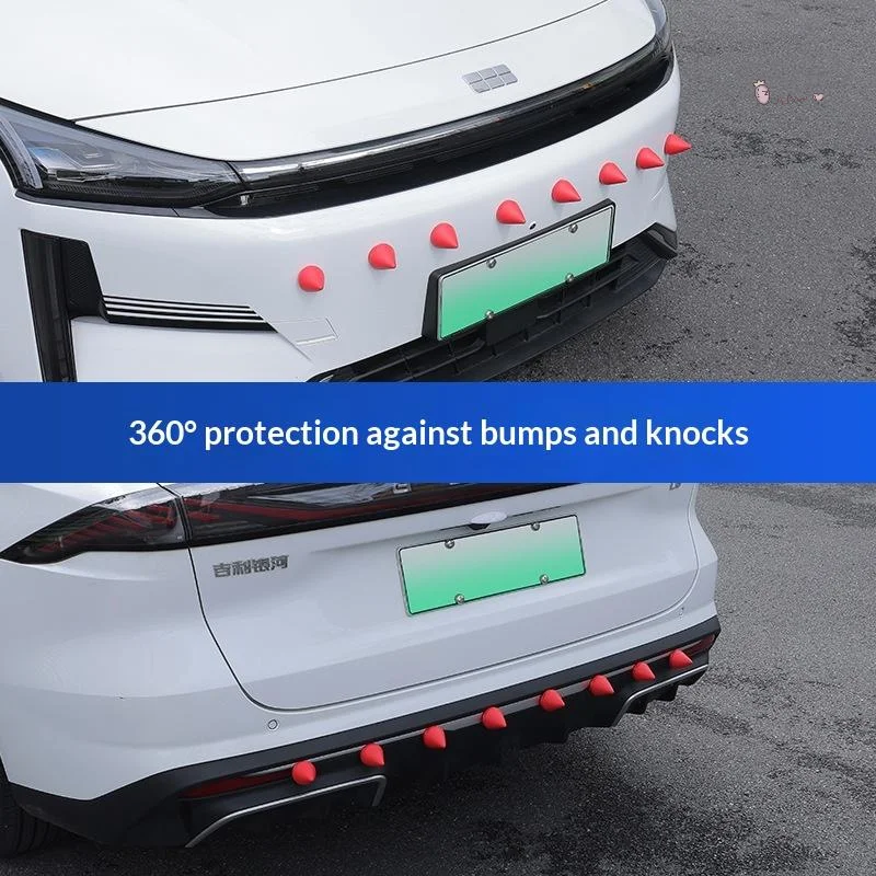 2/4/8PCS Universal Car Anti-Collision Stickers, Three-Dimensional Anti-Tailgating, Door, Front and Rear Anti-Scratch Film