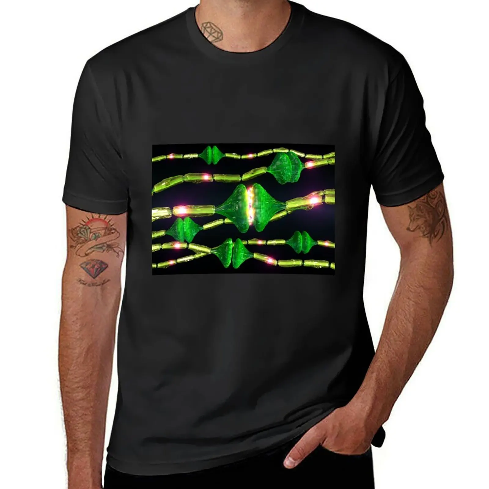 Synapses, artwork (C002/0399) T-Shirt sublime Blouse slim fit t shirts for men