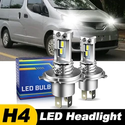 1pc/2Pcs For Nissan NV200 2010 2011 2012 2013-2016 Car Headlamp White H4 9003 LED Headlight Hi/Low Beam Bulbs 12000lm Canbus