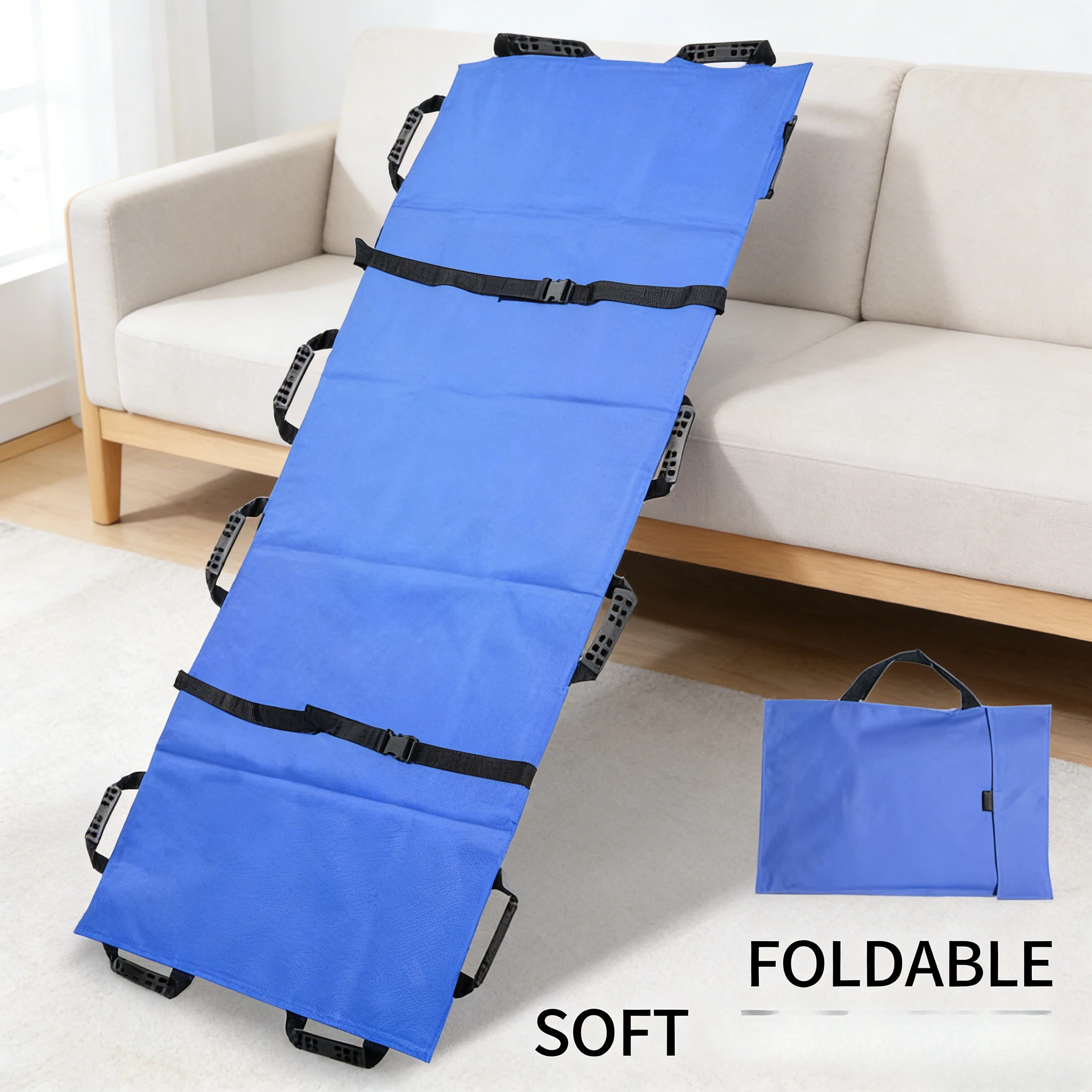 

Stretcher Portable Emergency Rescue Litter For Outdoor Stair Lifting Lightweight Multifunctional First Aid Patient Transport