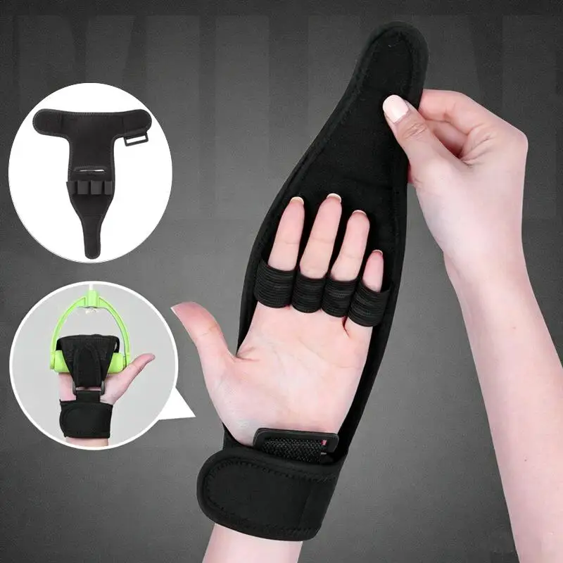 Rehabilitation Assistance Gloves Fixed Finger Grip Strength Training Punching Exercise Equipment  Protective Gear