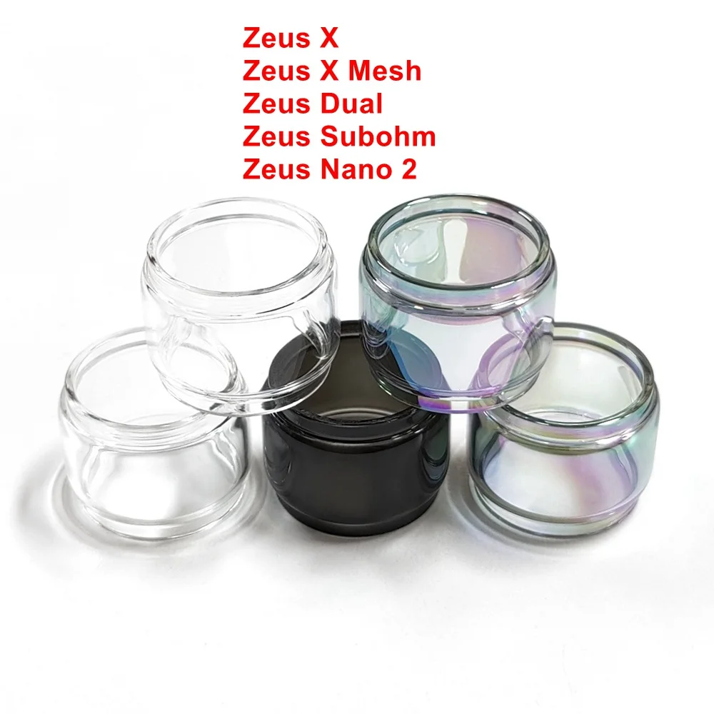 Hongxingjia Tool Glass For Zeus/Zeus X/Zeus Subohm/Dual/Nano 2 Transparent/Rainbow/Black Glass Tools