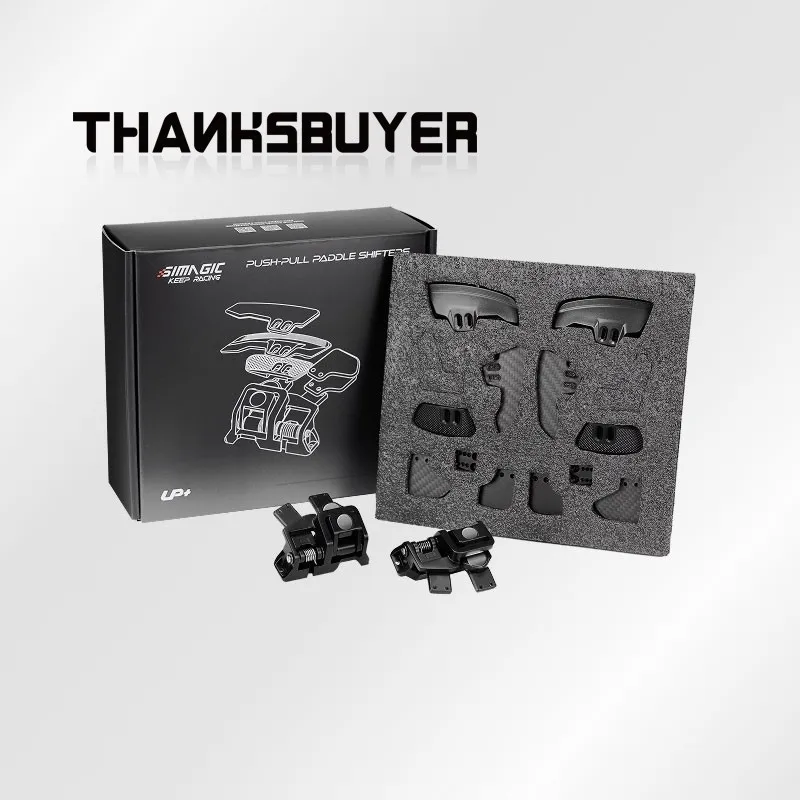 Simagic 3-Paddle/Push-Pull Shifter Module Ultimate Sim Racing Paddle Shifters for Immersive Racing Simulations